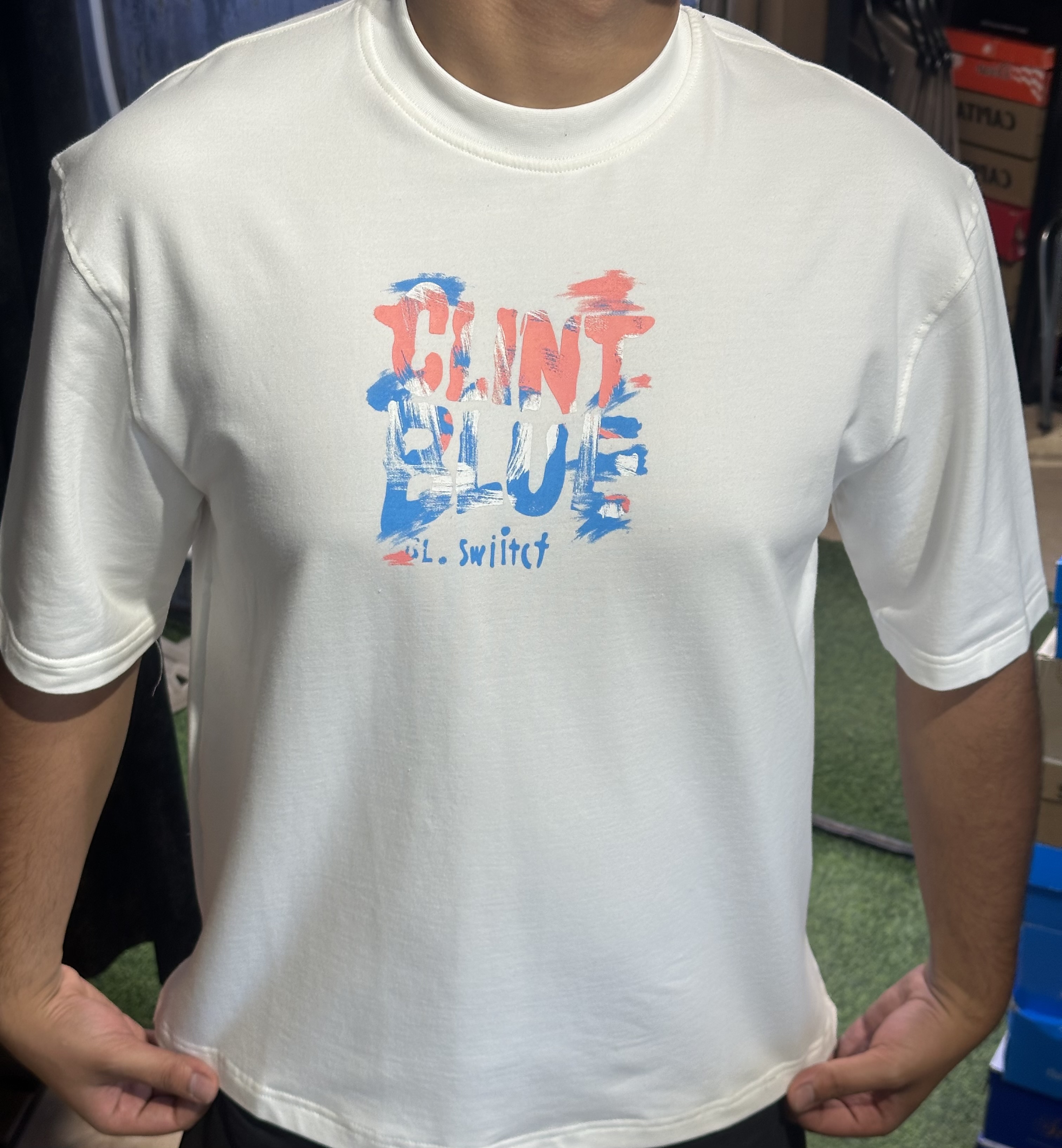 تیشرت BLUE قواره باکسی